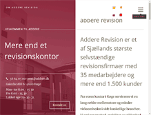 Tablet Screenshot of addere.dk